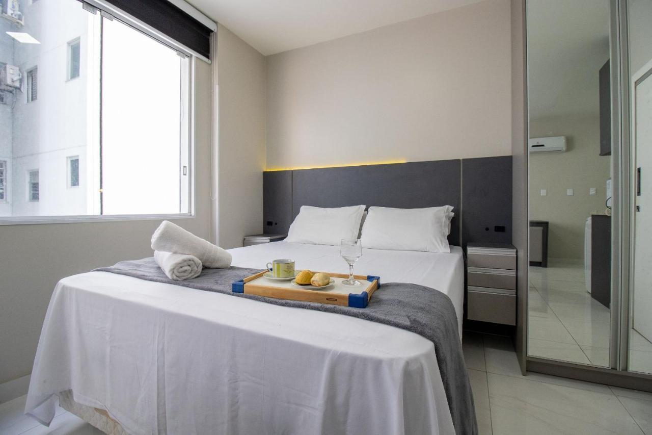 Balneário CamboriúPos25B - Climatizado, Tv Smart, Garagem, Wi-Fi公寓 外观 照片