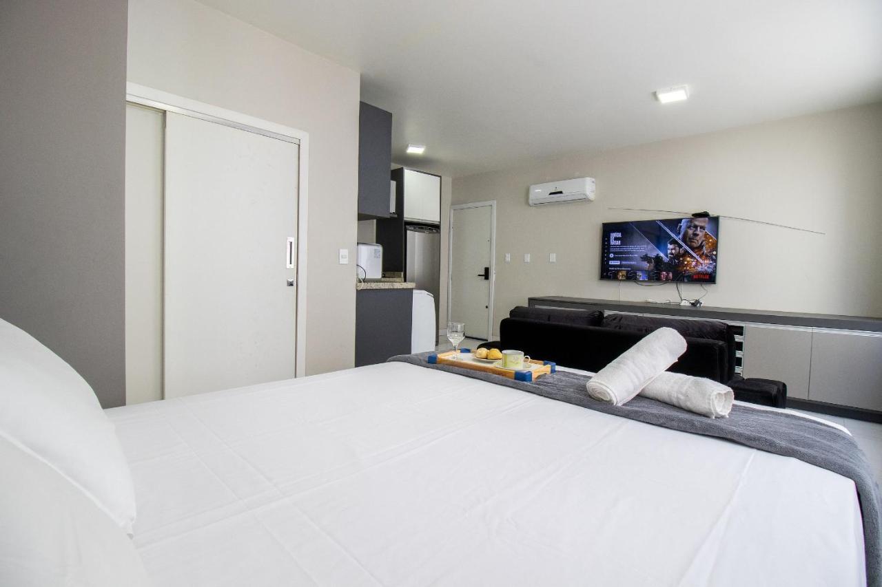 Balneário CamboriúPos25B - Climatizado, Tv Smart, Garagem, Wi-Fi公寓 外观 照片