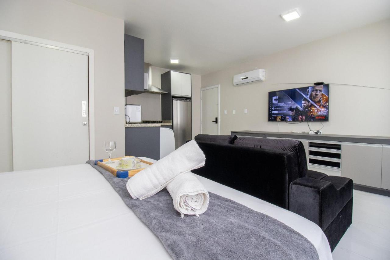 Balneário CamboriúPos25B - Climatizado, Tv Smart, Garagem, Wi-Fi公寓 外观 照片