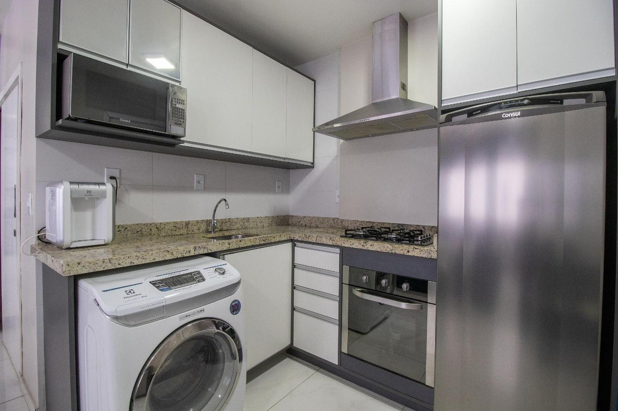 Balneário CamboriúPos25B - Climatizado, Tv Smart, Garagem, Wi-Fi公寓 外观 照片